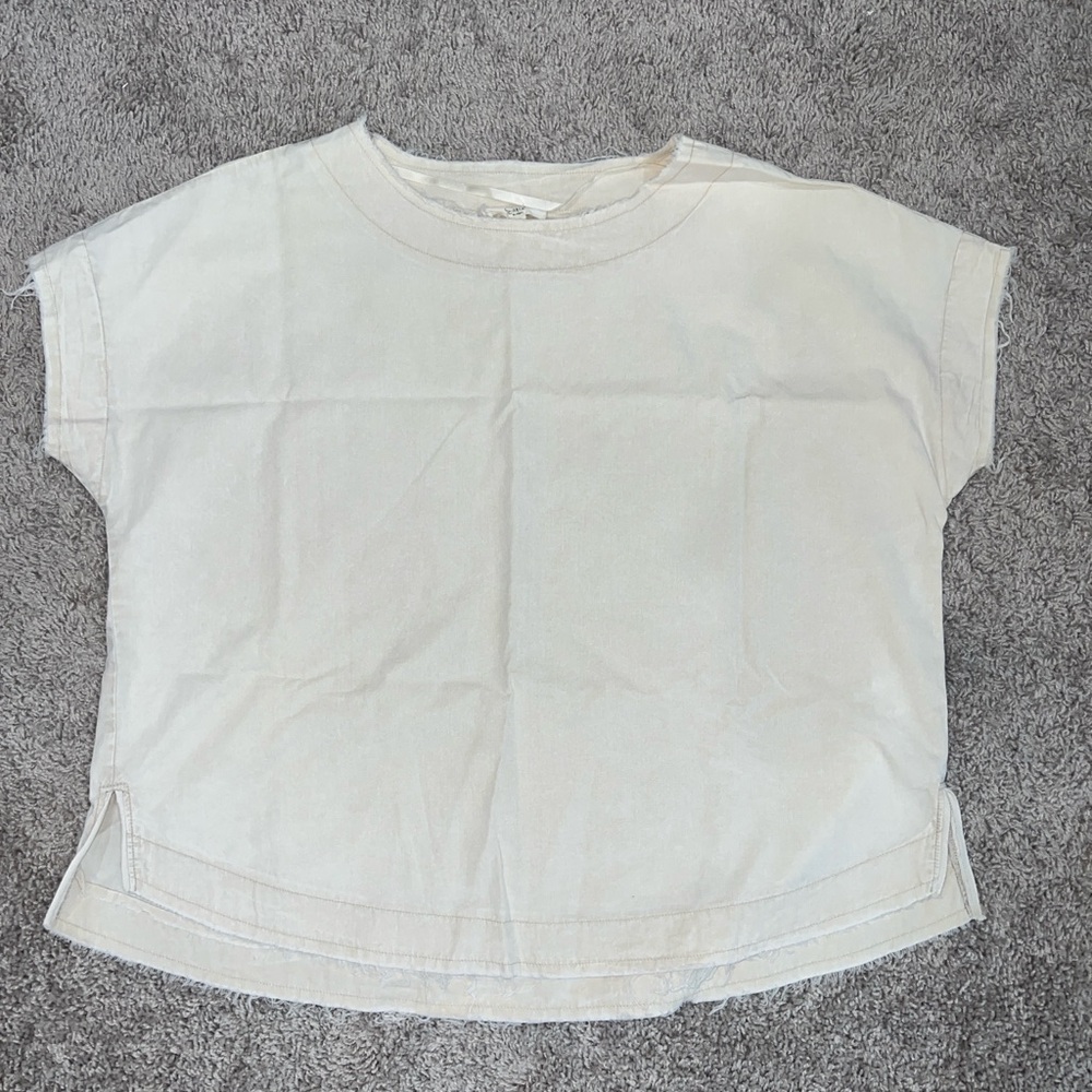 Easel Los Angeles Cream Blouse